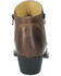 Image #5 - Smoky Mountain Women's Emily Distressed Western Booties - Round Toe, Brown, hi-res