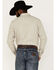 Image #4 - Gibson Men's Southside Satin Striped Long Sleeve Snap Western Shirt, Tan, hi-res