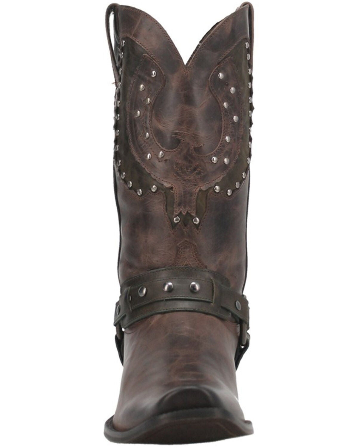 Image #4 - Dingo Men's War Studded Eagle Inlay Western Boot - Square Toe, , hi-res