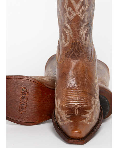 Shyanne Women's Sylvie Dublin Vintage Western Boots - Snip Toe, Tan, hi-res