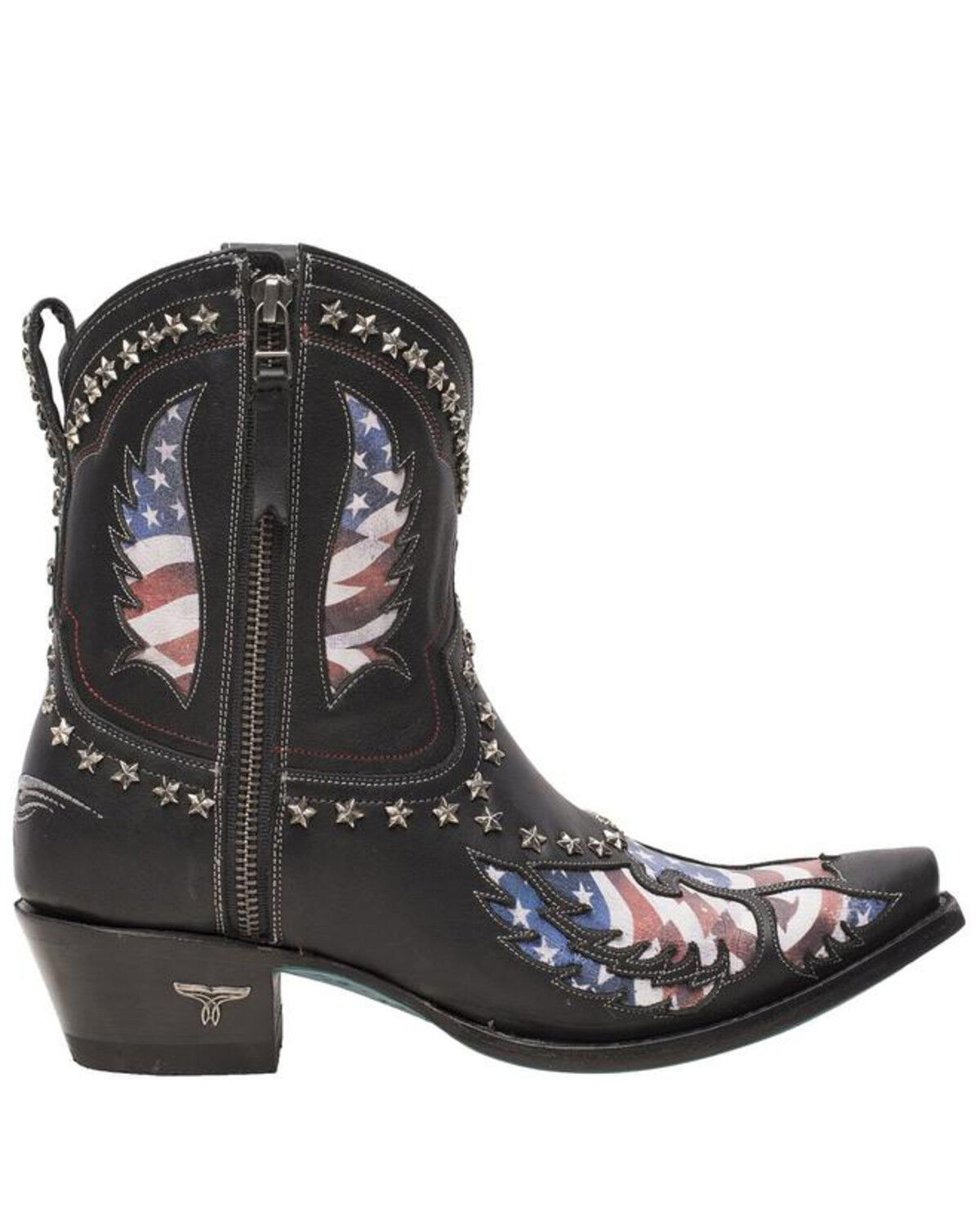 Image #2 - Lane Women's Old Glory Fashion Booties - Snip Toe, , hi-res