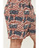 Image #2 - Ariat Men's US Flag Print Tek Shorts, Multi, hi-res