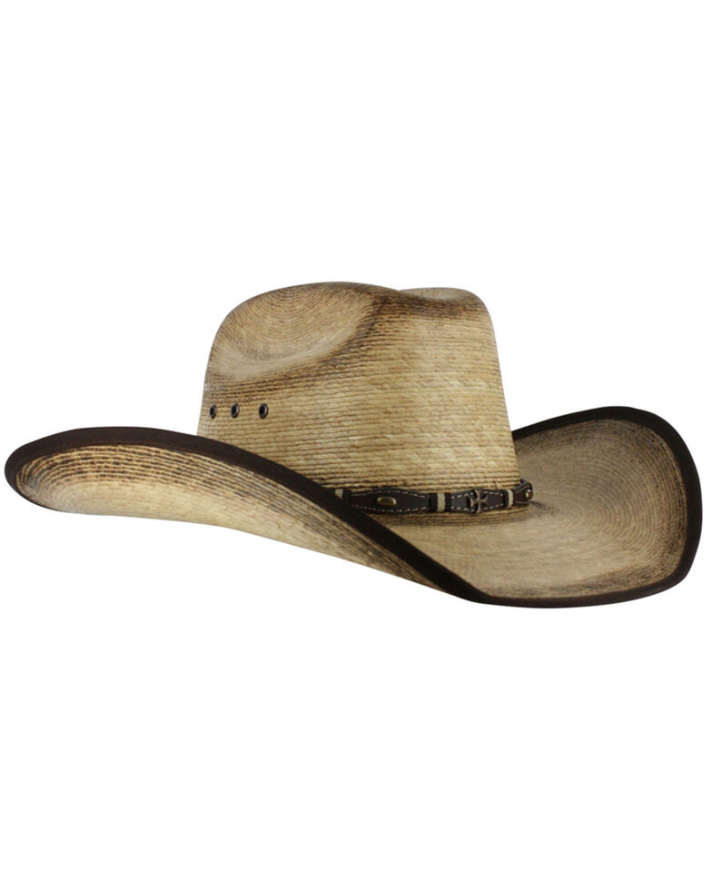 Cody James Men's Ponderosa Straw Cowboy Hat , Natural, hi-res