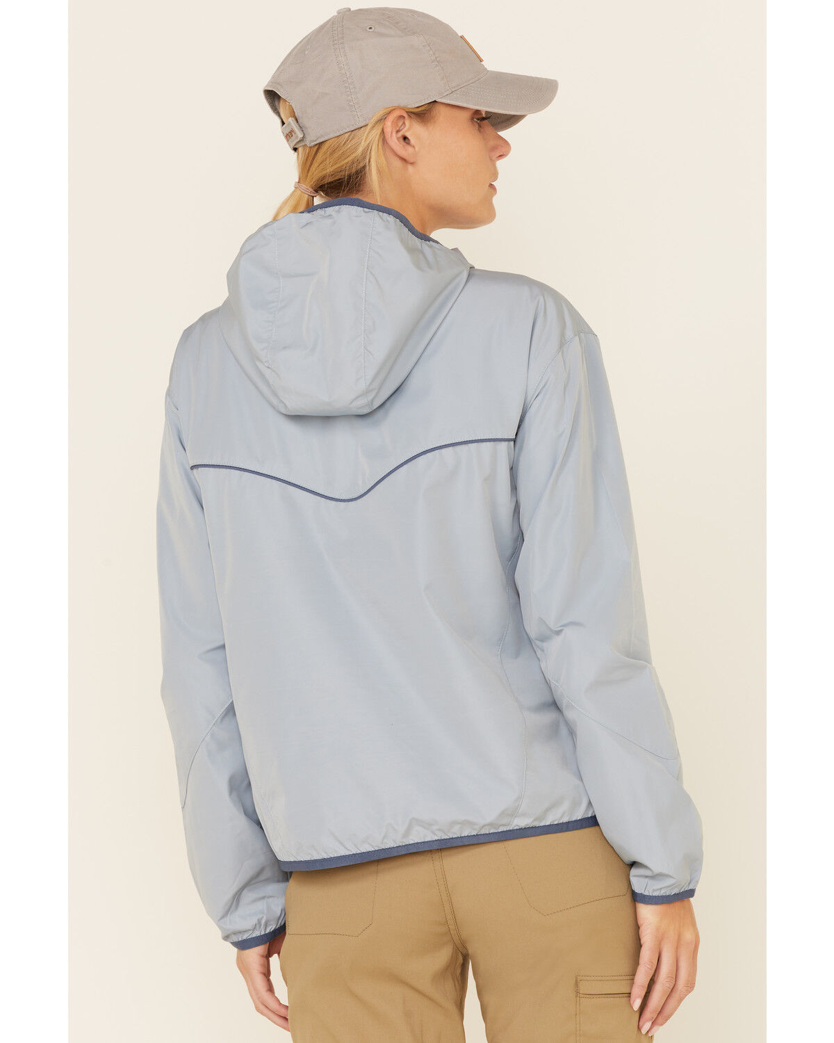 Image #4 - ATG by Wrangler Women's All-Terrain Anorak Windbreaker, Blue, hi-res