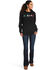 Image #4 - Ariat Women's Mexico Embroidered Logo Pullover Hoodie - Plus, Black, hi-res