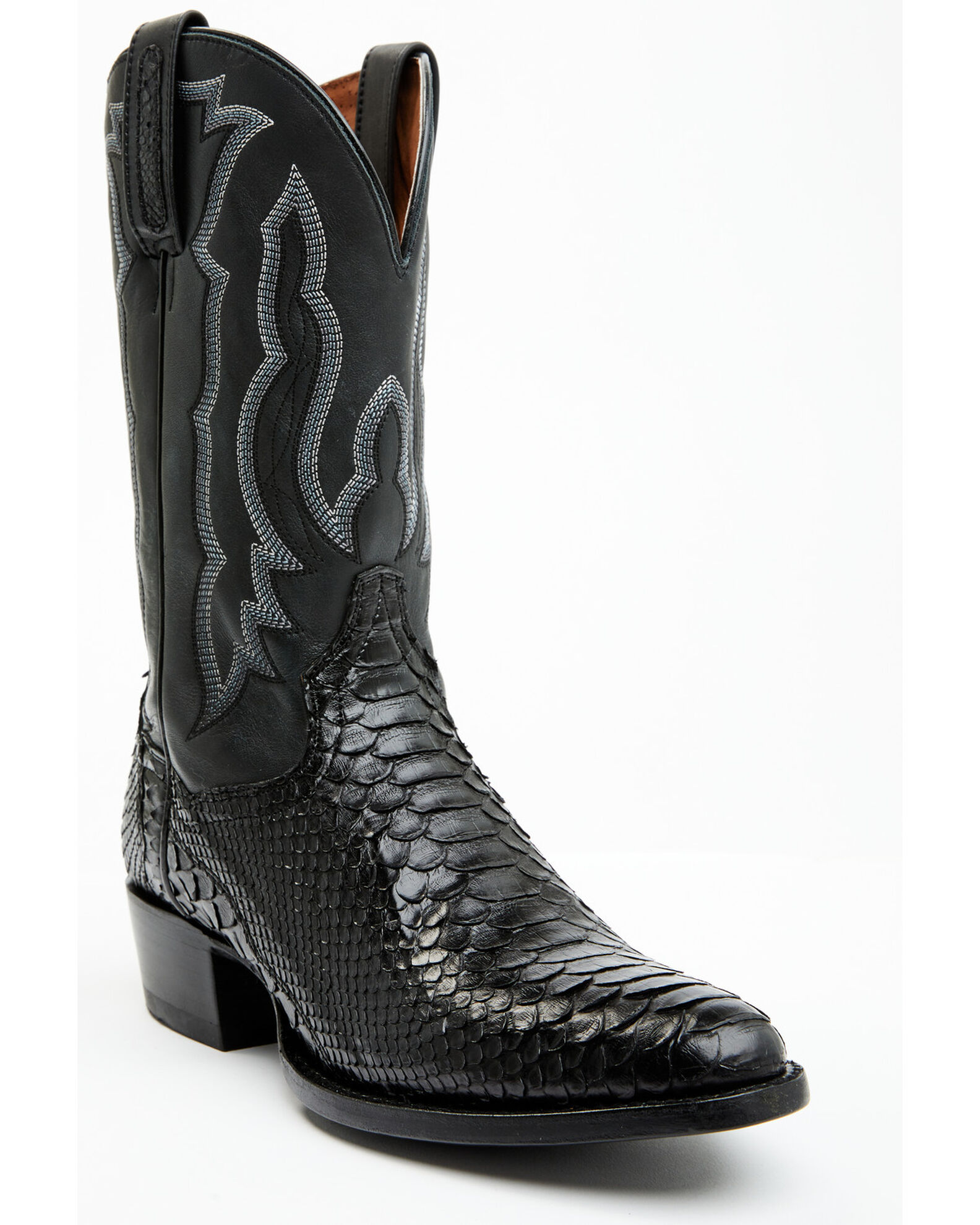 Dan post black hotsell python boots