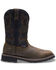 Wolverine Men's Rancher Waterproof Western Work Boots - Soft Toe, Black, hi-res