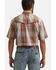 Image #2 - Wrangler ATG Men's Plaid Print Short Sleeve Snap Performance Western Shirt, Multi, hi-res