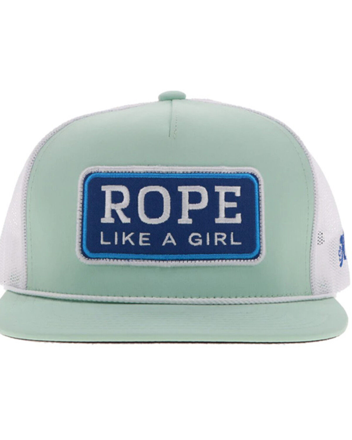 Image #3 - Hooey Women's Rope Like A Girl Mesh Back Trucker Cap, Mint, hi-res