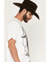 Image #2 - Americana Men's Johnny Cash Ring Of Fire Short Sleeve Graphic T-Shirt, Natural, hi-res