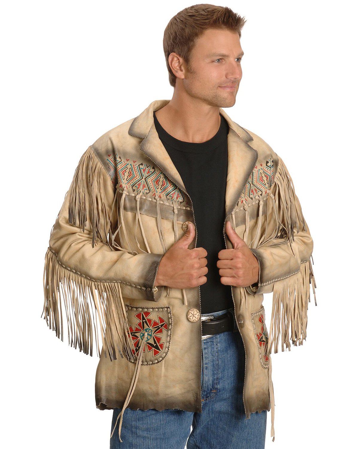 Kobler Maricopa Leather Jacket, Cream, hi-res