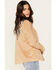 Image #2 - Shyanne Women's Faux Suede Southwestern Yoke Blazer , Beige, hi-res