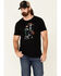 Moonshine Spirit Men's Dog Bones Graphic Short Sleeve T-Shirt , Black, hi-res
