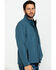 Image #3 - Wrangler Men's Trail Fleece Lined Zip Jacket , Heather Blue, hi-res
