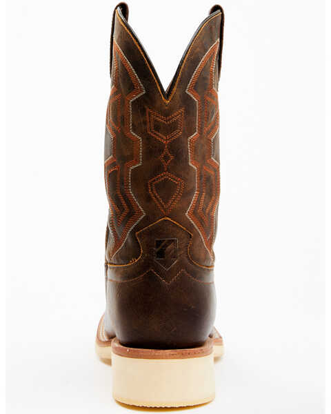 Image #5 - RANK 45® Men's Bullet Advanced Western Performance Boots - Broad Square Toe, Brown, hi-res