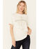 Image #1 - Idyllwind Women's Rollingwood Guitar Graphic Short Sleeve Tee, Ivory, hi-res