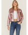 Image #2 - Idyllwind Women's Day Off Leather Fringe Jacket, Light Pink, hi-res