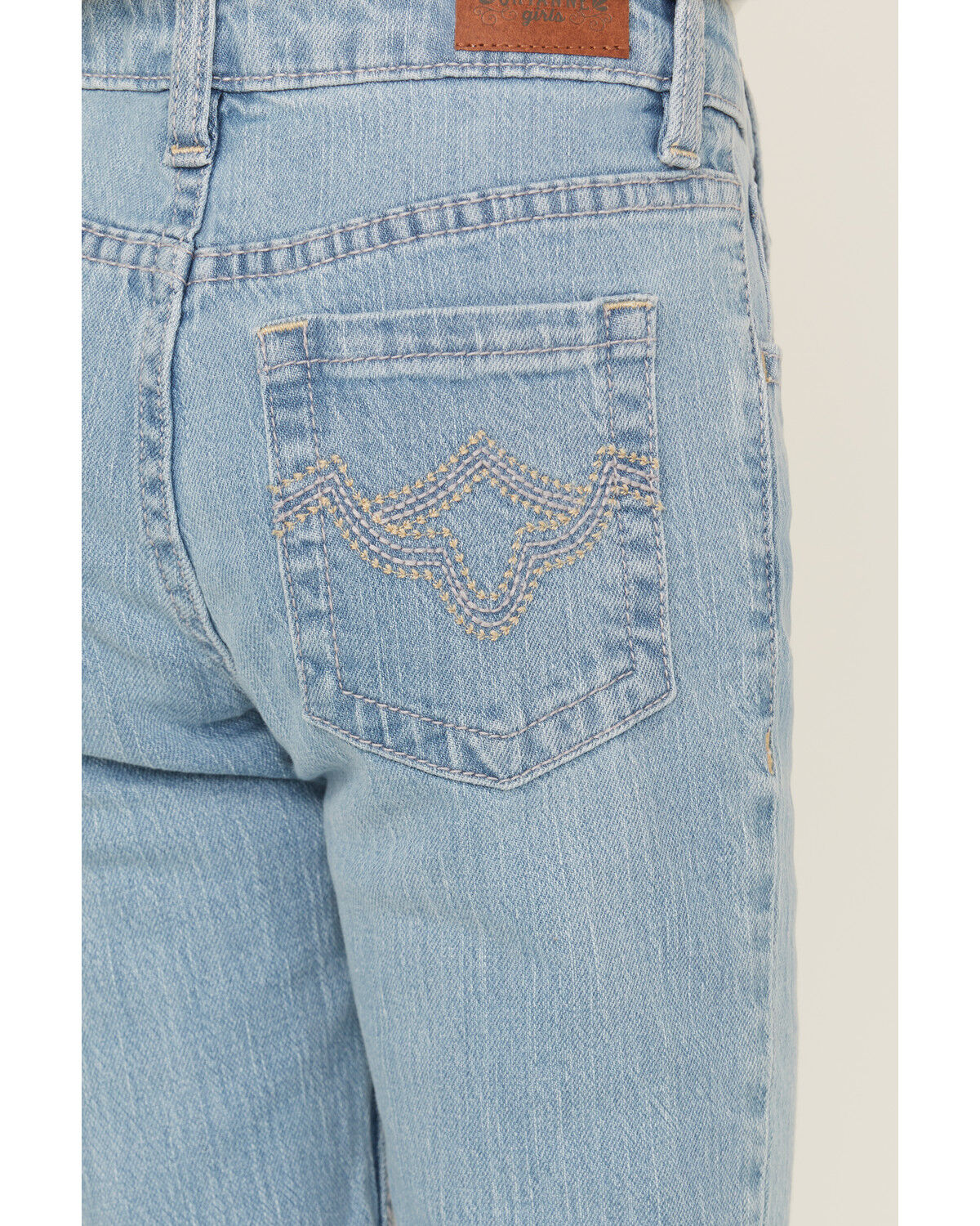 Image #4 - Shyanne Girls' Light Wash Riding Jeans, Light Wash, hi-res