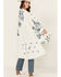 Image #4 - Johnny Was Women's Floral Embroidered Long Sleeve Kimono, White, hi-res