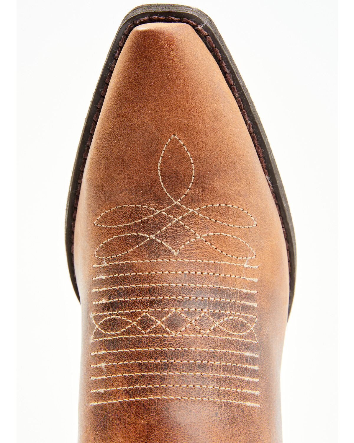 Image #6 - Laredo Women's Brown Fringe Western Performance Boots - Snip Toe, Brown, hi-res