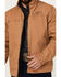 Image #3 - Cowboy Hardware Men's Woodsman Logo Softshell Jacket, Camel, hi-res