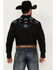 Image #4 - Rodeo Clothing Men's Fancy Smiley Yoke Embroidered Long Sleeve Snap Western Shirt, , hi-res