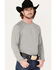 Image #2 - RANK 45® Men's Solid Performance Long Sleeve T-Shirt, Charcoal, hi-res
