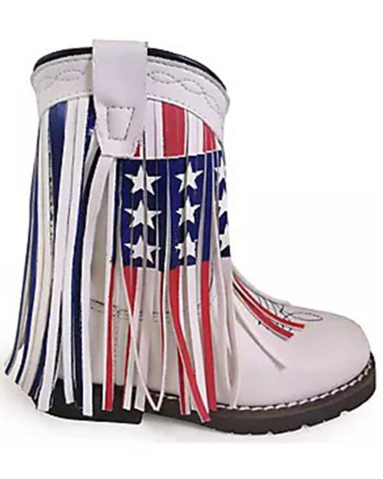 Smoky Mountain Toddler Boys Autry Fringe Western Boots Round