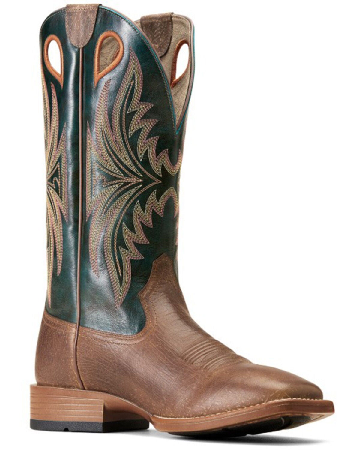 Image #1 - Ariat Men's Granger Ultra Performance Western Boots - Broad Square Toe, Brown, hi-res