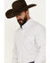 Image #2 - Cinch Men's Plaid Print Long Sleeve Button-Down Western Shirt, White, hi-res