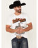 Image #1 - Rodeo Time Men's Ropin' Short Sleeve Graphic T-Shirt, White, hi-res