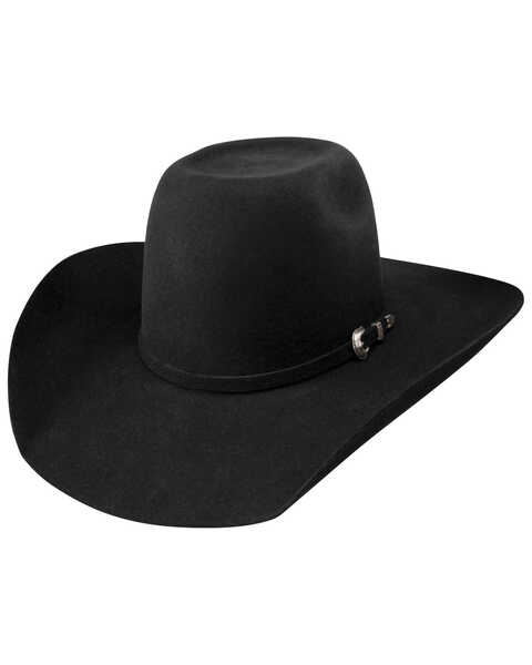 Image #1 - Resistol Pay Window Jr. Felt Cowboy Hat, Black, hi-res