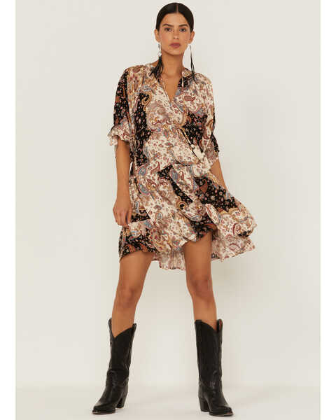 Image #2 - Band of the Free Women's Ember Patchwork Dress , Multi, hi-res