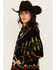 Image #2 - Pendleton Women's Printed Long Coat, Black, hi-res