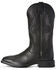 Image #2 - Ariat Men's Solado VentTEK Western Performance Boots - Broad Square Toe, Black, hi-res