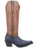 Image #2 - Dingo Women's Selene Tall Western Boots - Snip Toe, Blue, hi-res