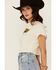 Image #2 - Girl Dangerous Women's Tennessee Short Sleeve Baby Tee, White, hi-res