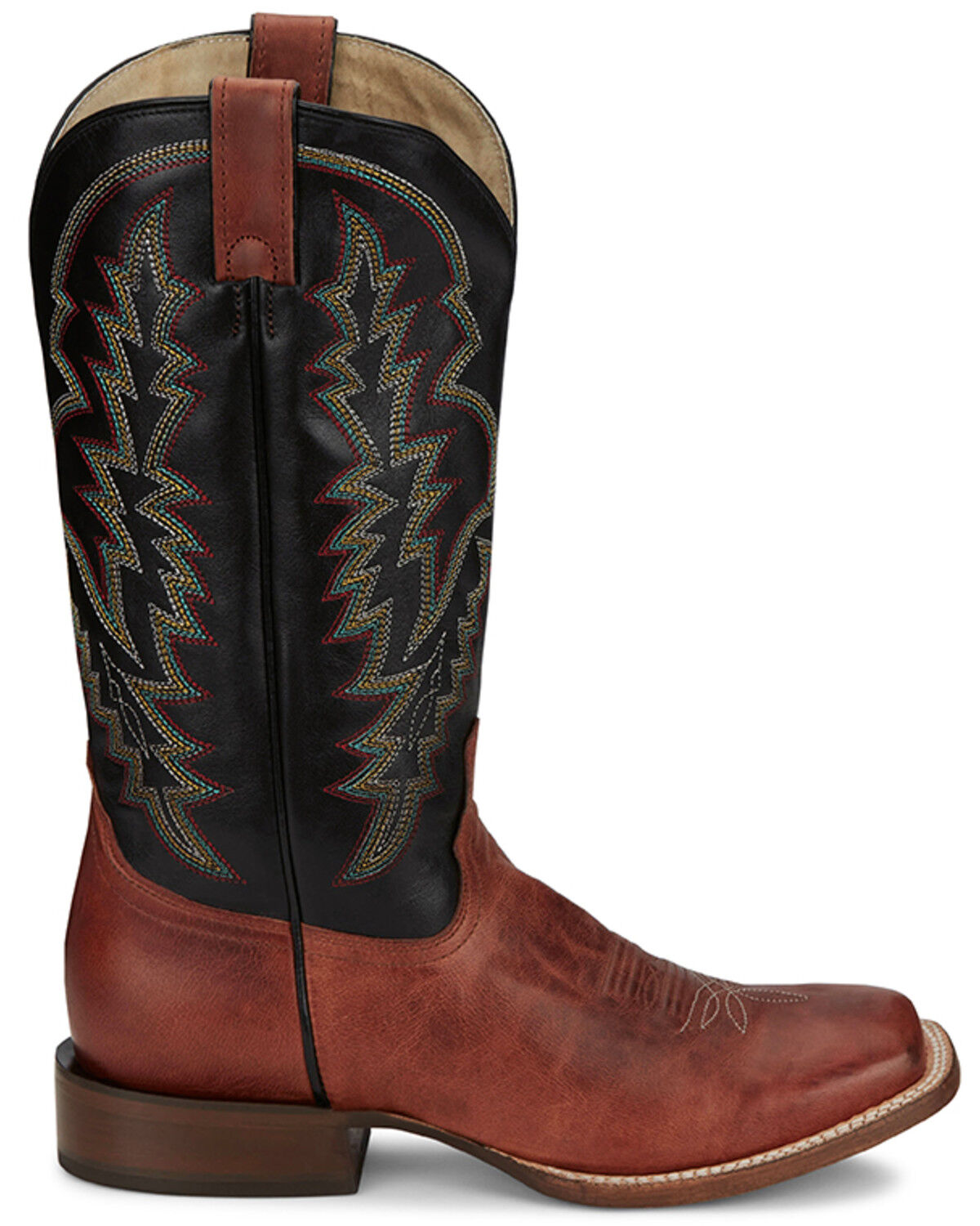 Image #2 - Tony Lama Men's Camarillo Western Boots - Square Toe, Cognac, hi-res