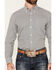 Image #3 - Cinch Men's Geo Print Long Sleeve Button-Down Western Shirt, White, hi-res