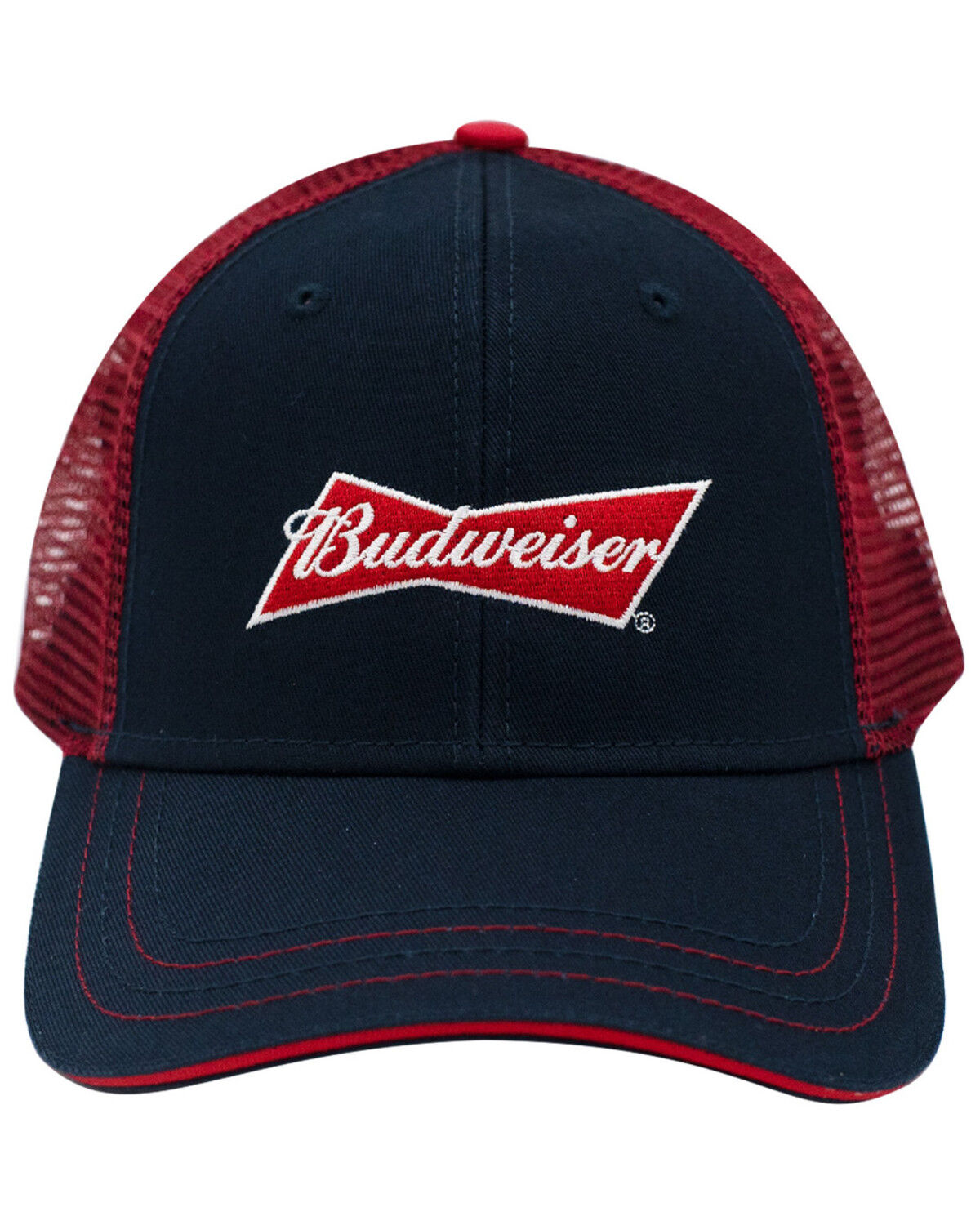 Image #3 - H Bar C Men's Budweiser Logo Ball Cap, Navy, hi-res