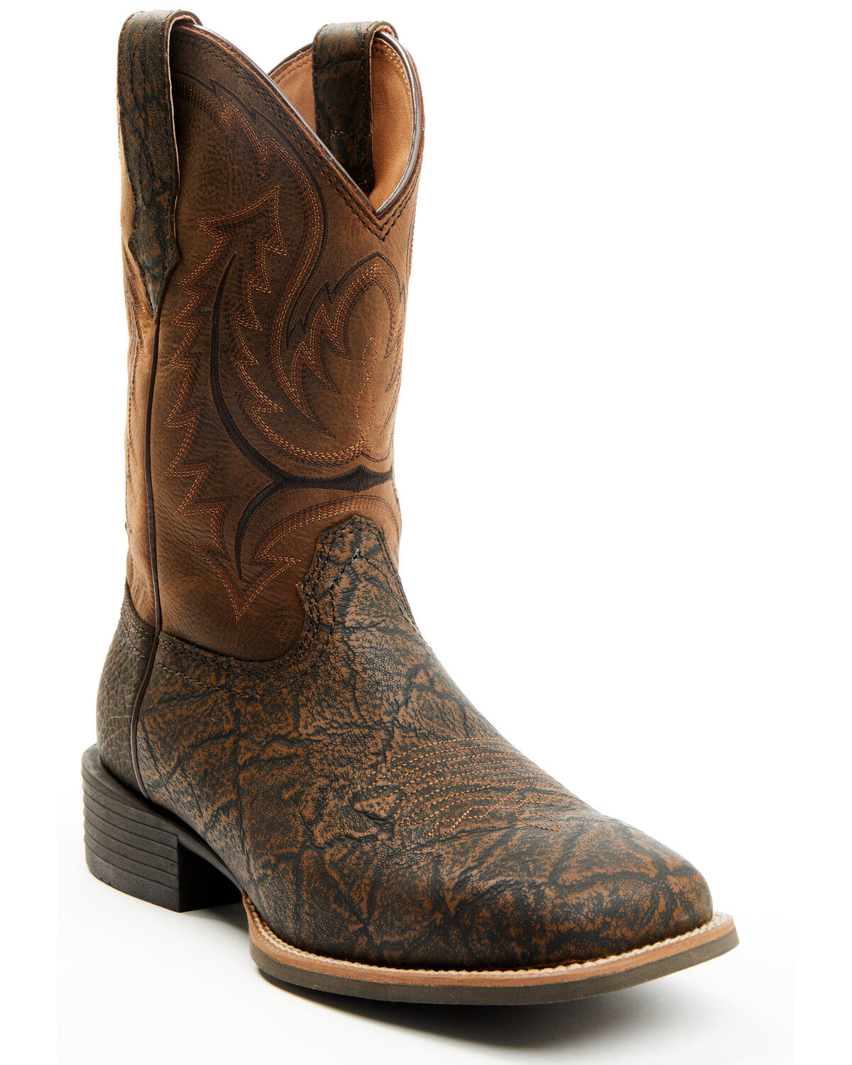 Image #1 - Cody James Men's Force Performance Western Boots - Broad Square Toe, Brown, hi-res