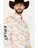 Image #3 - Ariat Men's Team Charlie Floral Print Logo Long Sleeve Button-Down Western Shirt - Tall , Natural, hi-res