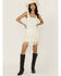 Image #1 - Rock & Roll Denim Women's Fringe Studded Skirt, , hi-res