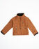 Image #1 - Rodeo Clothing Boys' Mexico Flag Waterproof Softshell Jacket , Cognac, hi-res