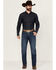 Image #1 - Wrangler 20X Men's Warren Medium Wash Slim Straight Stretch Denim Jeans - Tall, Medium Wash, hi-res