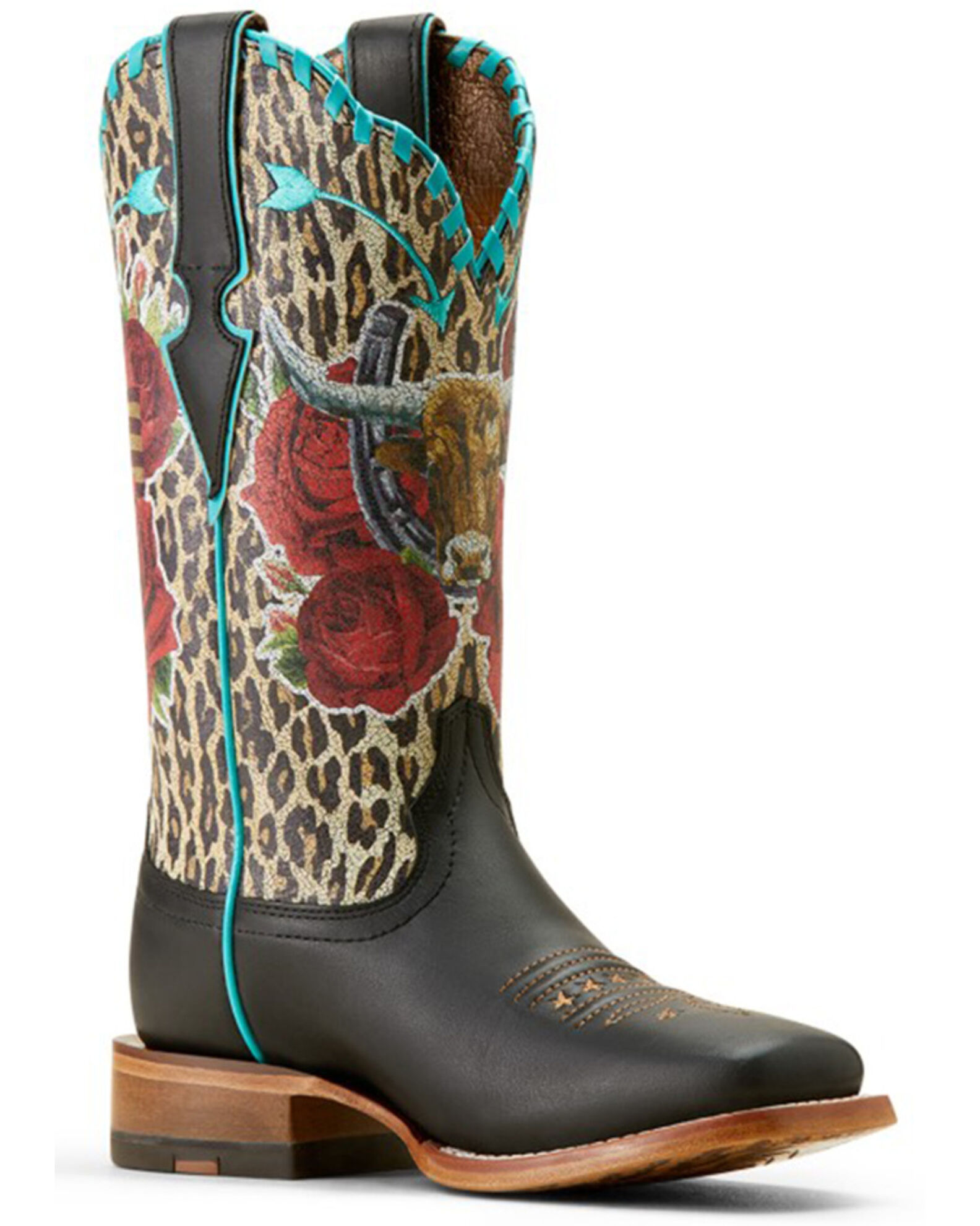 Ariat X Rodeo Quincy Women s Frontier Western Boots Broad Square Toe Country Outfitter