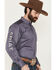 Image #1 - Ariat Men's Team Logo Twill Solid Long Sleeve Button-Down Western Shirt - Big, Charcoal, hi-res