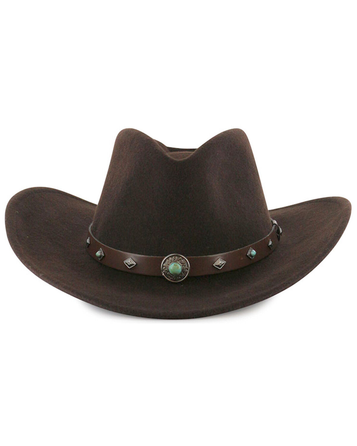 Image #2 - Cody James Men's Santa Ana Felt Western Fashion Hat, Brown, hi-res
