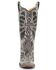 Image #4 - Corral Women's Distressed Black Sequin Cross & Wing Inlay Cowgirl Boots - Snip Toe, , hi-res