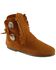 Minnetonka Ankle Moccasins, Brown, hi-res